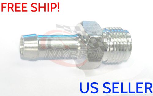 Nyppd 3/8 o.d. hose barb nipple coupler fitting straight male 5/8&#034; npt id 9/32 s