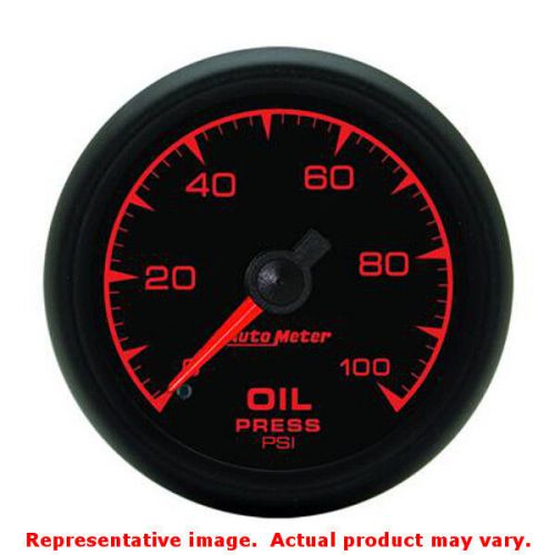 Auto meter 5921 es series black 2-1/16&#034; (52.4mm) range: 0-100 psi fits:universa