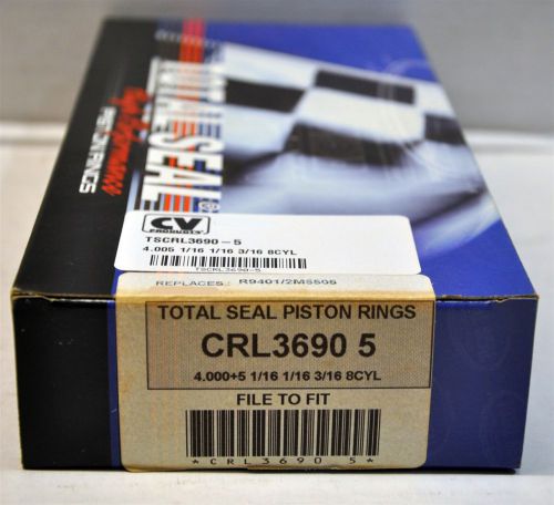 Total seal crl3690-5 ring set 4.005 1/16 1/16 3/16 low tension oil 16lb +/-