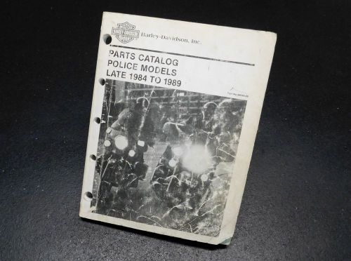 Parts catalog - 1984-1989 harley-davidson flhtp, fxrp police evo - 99545-89