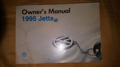 Volkswagen jetta 1995 car/ auto manual