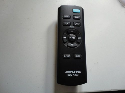 Alpine car audio remote control rue-4202