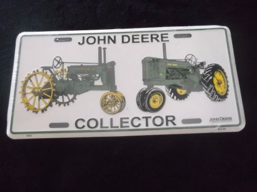 New john deere jd collector car truck vanity license plate aluminum tag