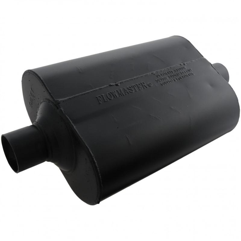 Flowmaster super 40 muffler - 2.25 center in / 2.25 center out - aggressive