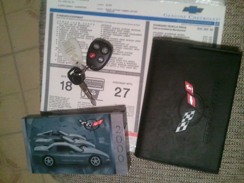 2000 chevrolet c5 00 corvette oem owners manual &amp; video brand new stored sealed