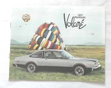 1977 plymouth volare dealer catalog book mopar roadrunner