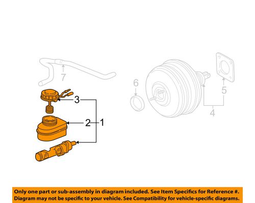 Honda oem 09-14 ridgeline-master cylinder 46100sjca71