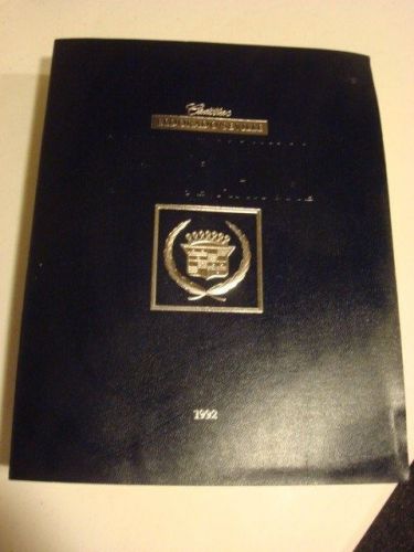 1992 cadillac eldorado seville factory dealer service repair manual 900 pages