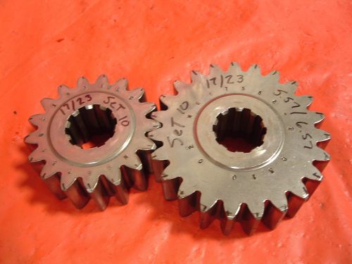 Quick change gear set 10 5.57 / 6.57 quarter master winters chester polished