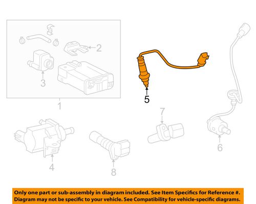 Lexus toyota oem 14-15 gs350-oxygen sensor 8946753080