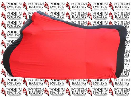 Ducati 1198 form fitting indoor bike cover in high stretch super soft satin