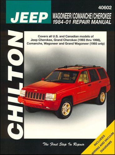 Jeep cherokee, grand cherokee, limited, comanche, wagoneer repair manual 1984-20