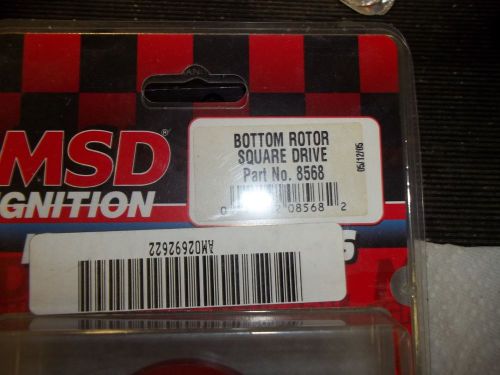 Msd distributor bottom rotor , square drive pt.# 8568