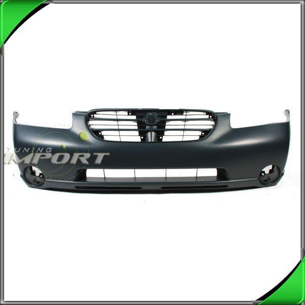 00-01 nissan maxima plastic unpainted primed black front bumper cover assembly