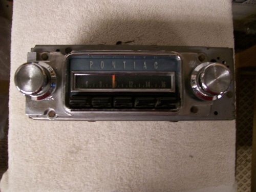 1967 pontiac gto tempest lemans gm delco factory am radio 7298802 untested