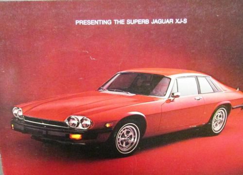 Original 1977 jaguar dealer sales brochure xj-s