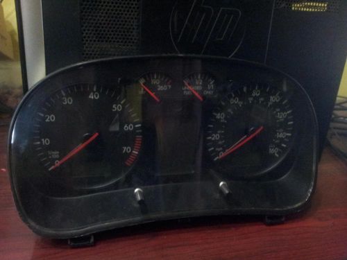 Volkswagen jetta speedometer cluster; (cluster), sdn, 2.8l (6 cyl), mph 01