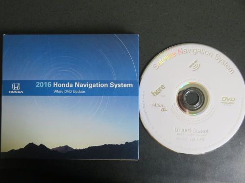 2016 honda navigation system white dvd update