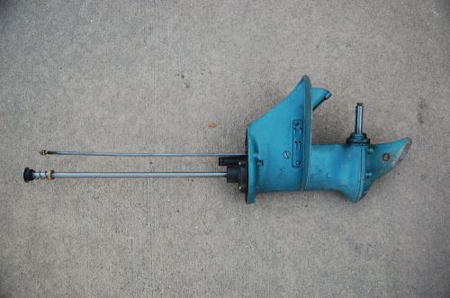 1960 evinrude 5.5 hp model 5520 omc johnson complete lower unit water pump
