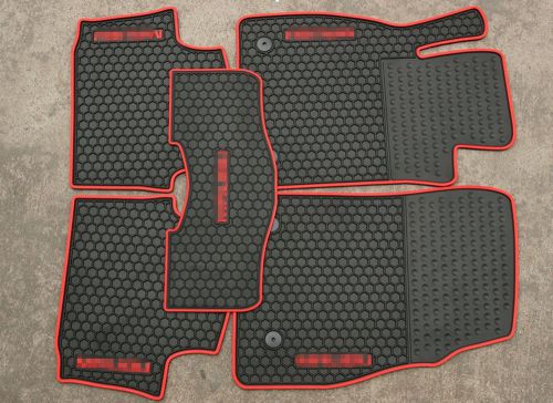 5pcs fits for 2013-2015 malibu rubber car mats floor mats black front &amp; rear