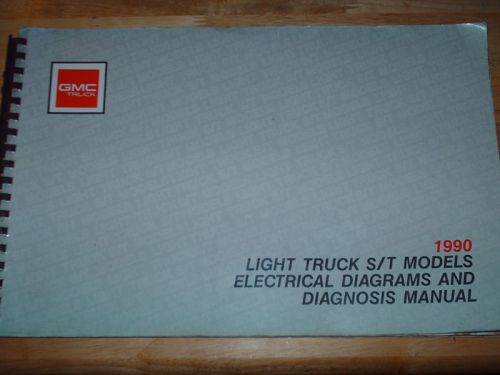 1990 gmc s15 &amp; jimmy wiring diagrams shop manual orig!