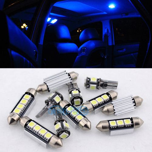 16pcs blue canbus interior led light package for audi b5 b6 b7 a4 s4 s2 avant