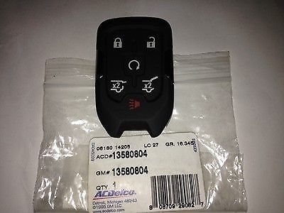 Key fob acdelco gm original equipment 13580804 fits 2015 gmc yukon xl