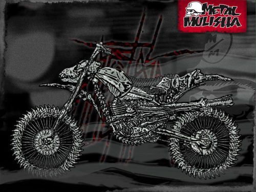 Metal mulisha banner #10, flag sign motocross dirtbike moto wall art