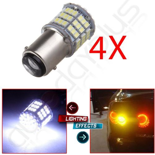 4x epistar bay15d 1157 white 85 smd 3020 led tail brake stop signal light bulb