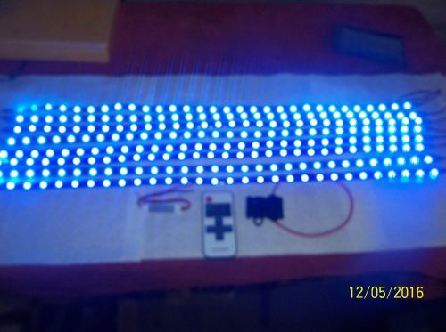 8x 24&#034; blue way led boat deck cabins led strips bass/pontoons/pleasure boats