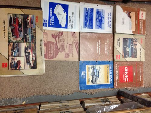 1988 gmc c/k models ck truck trucks service shop workshop manual set oem ewd