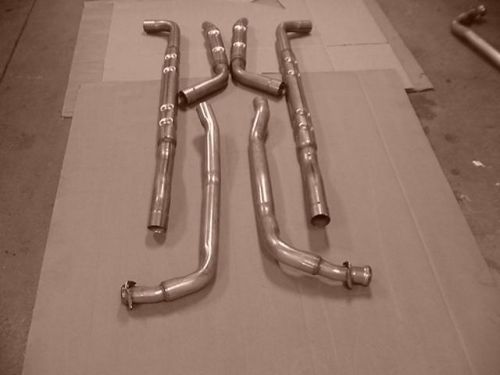 1963-1979 corvette stainless steel chambered exhaust system small block or big