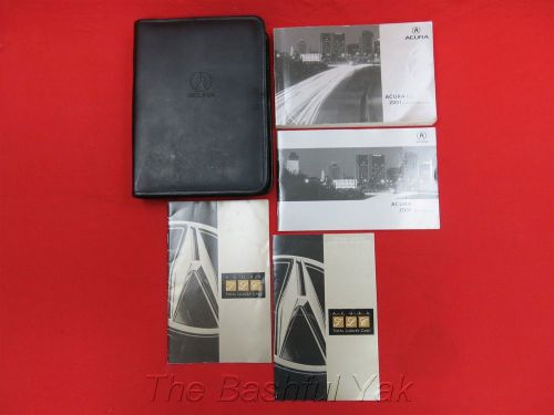 2001 acura cl owners manual with case