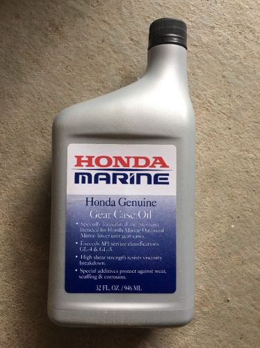 Genuine honda marine outboard motor lower unit gear case oil 1 quart 80w-90