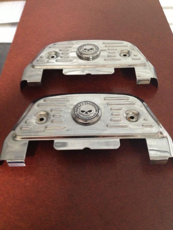 Harley touring willie g passenger floorboard covers fl bagger electra glide 