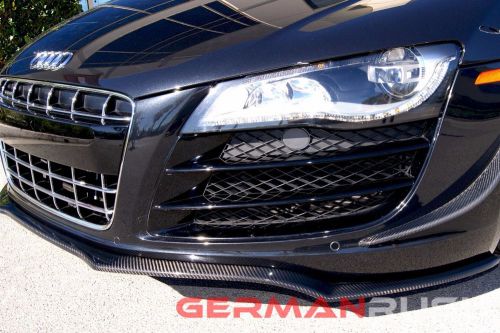 2007-2010 audi r8 carbon fiber  new german rush front splitter