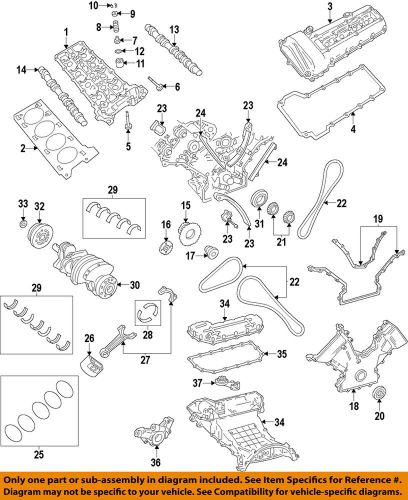 Ford oem-engine oil pan gasket xw4z6710aa