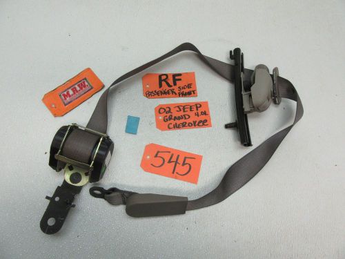 00-04 jeep grand cherokee front shoulder seat belt right passenger harness rf rh