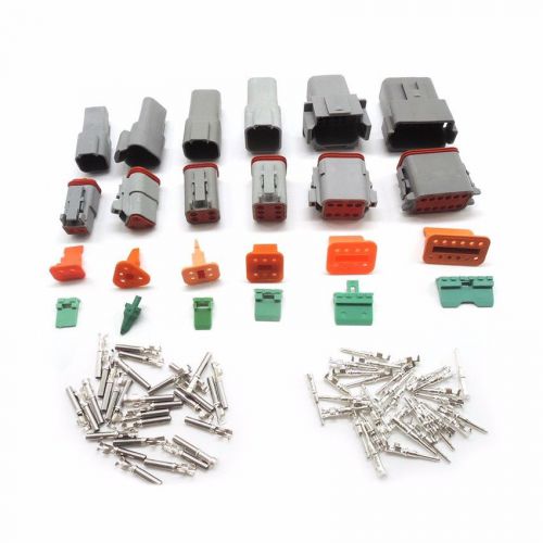 6 sets deutsch dt06/dt04 2/3/4/6/8/12 pin engine gearbox waterproof connector