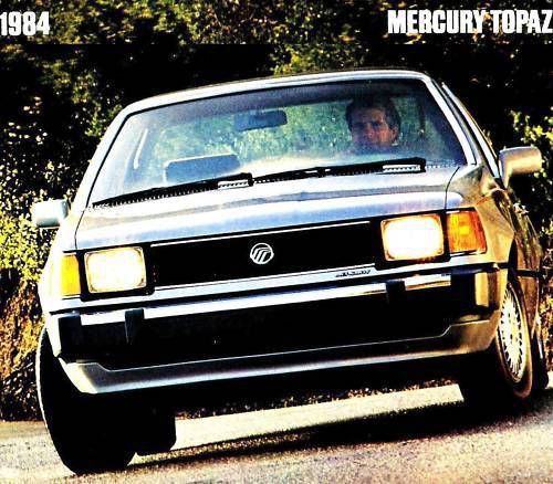 1984 mercury topaz factory brochure-topaz gs-ls-diesel