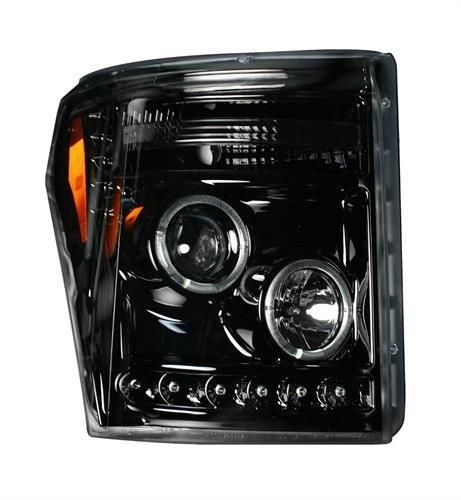 Recon halo led projector headlights ccfl 264272bkcc