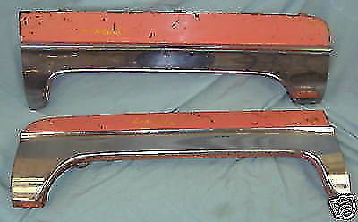 Rf382 1956 ford lincoln premiere 4 dr sedan fender skirts