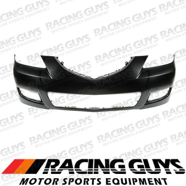 07-09 mazda mazda3 i/s sedan front bumper cover primed facial plastic ma1000215