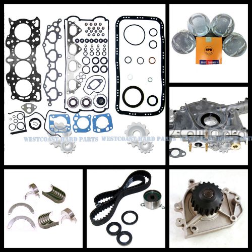 90-95 acura integra 1.8l b18b1 dohc overhaul master engine rebuild kit