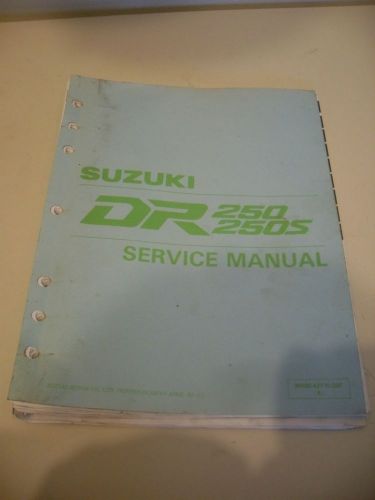 Suzuki  dr 250/250s service manual