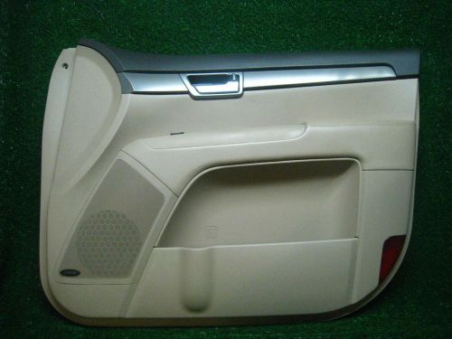 2009 kia borrego mohave passenger door panel skin trim cover tan in color