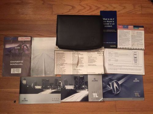 2004 acura tl owners manual complete oem set