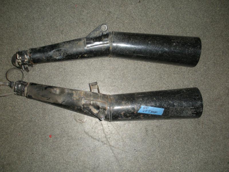 1985 honda vf500 f interceptor mufflers - vf 500 vf500f