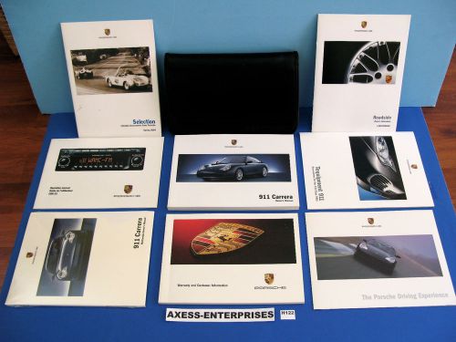 2004 porsche 996 911 carrera 2 4s coupe targa cabriolet owners manuals set h122