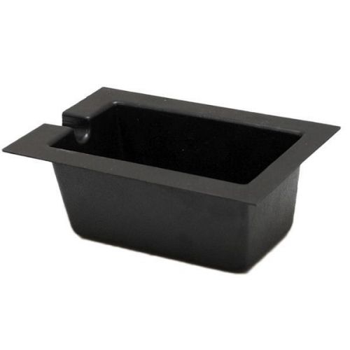 Custom  6 1/4 x 3 1/2 in blk plastic boat add on compartment storage tray box